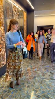 Getting inspiration straight from the source✨ 

Our student visit to @thestonecollection in Denver was a reminder that great design begins with understanding the materials we use. 

There’s nothing like seeing the textures, colors, and natural variations up close to elevate our creative vision.

#InteriorDesign #MaterialInspiration #DesignEducation