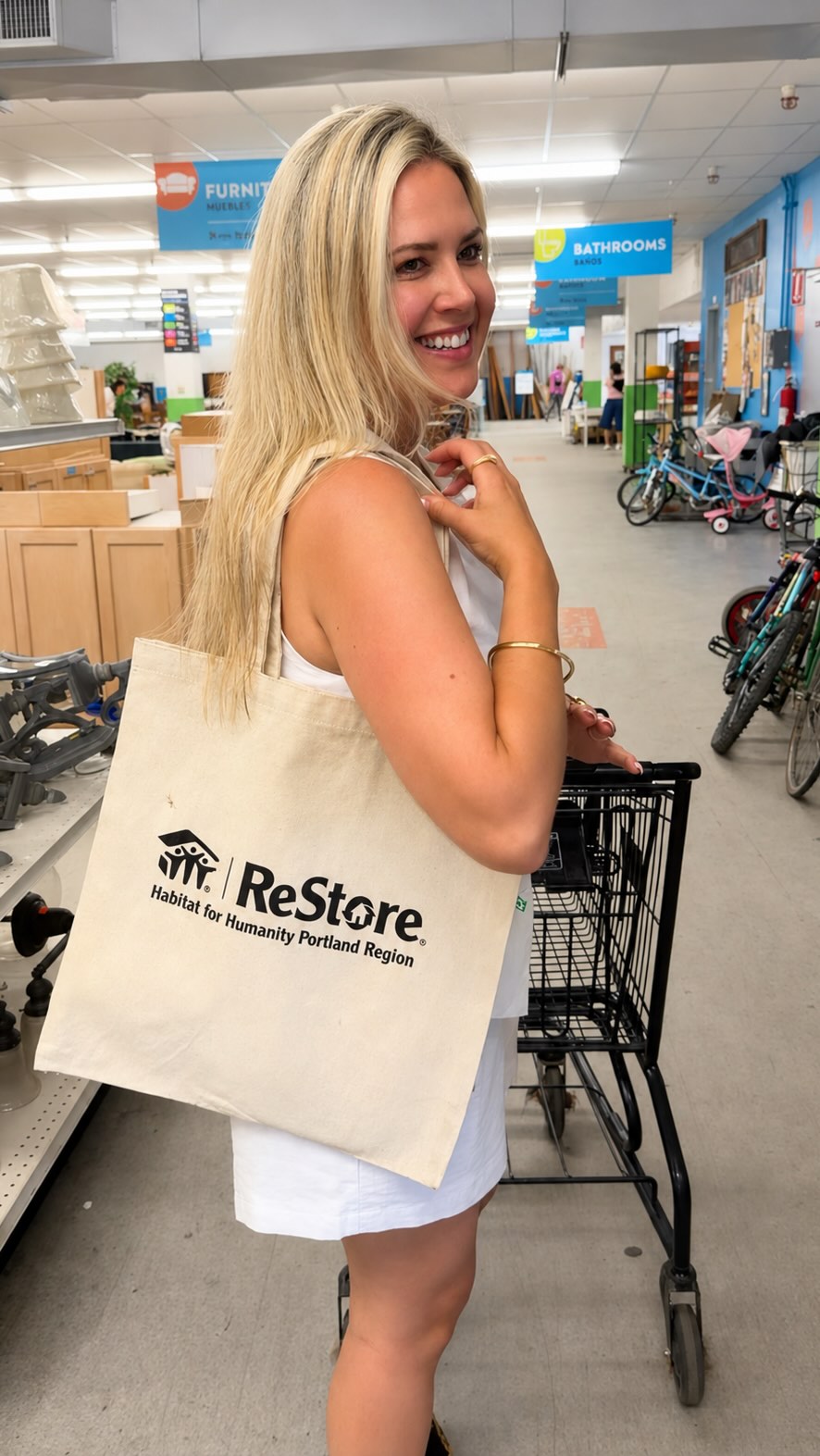 Tips from the AMAZING @anjali_interiors! Stay tuned for more moments @habitatportlandregion @pdxrestore @pdxrestore everything will be on sale next Friday! #designwithpurpose