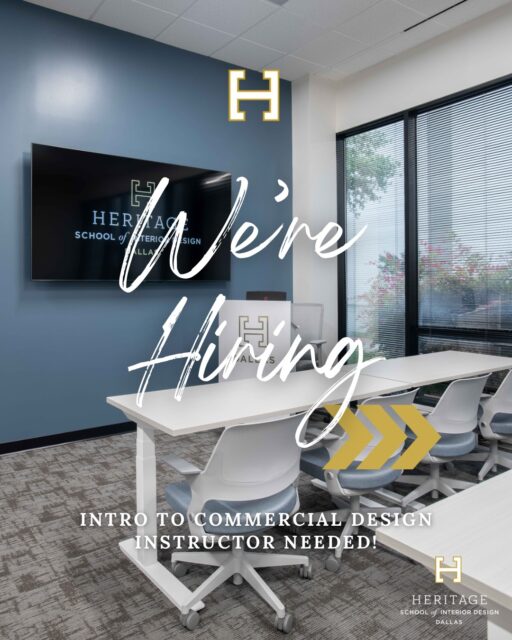 WE’RE HIRING! Calling all commercial designers! ✨

HSID Dallas is on the hunt for an Intro to Commercial Design Instructor who’s ready to jump in immediately and shape the next generation of designers.

This isn’t just teaching—it’s mentoring, inspiring, and bringing real-world commercial design experience straight into the studio.

✨ If you have strong commercial design experience
✨ If you’re looking for a part-time, high-impact position 
✨ If you’re passionate about teaching the next generation

—We want to hear from you!

📩 Apply via email to info@hsidtexas.com or send this to someone perfect ASAP.

#werehiring #applynow #instructorneeded #commercialdesign #dallastx