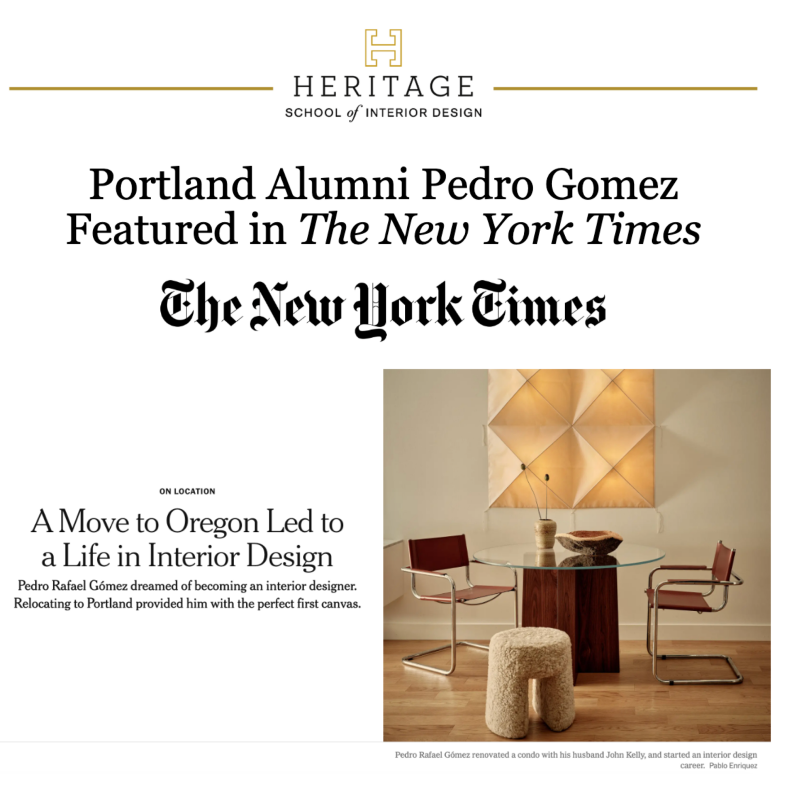 Interior Design School | Heritage School of Interior Design
